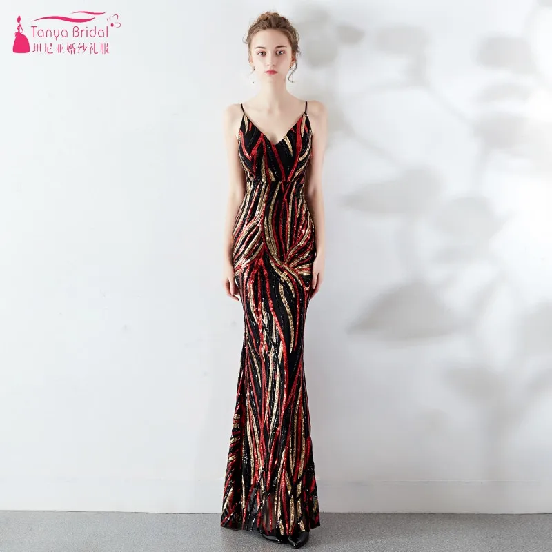 Sequined stripe color matching slim Evening Dresses 2019 Real Dress Formal Evening Gown Prom Dress In Stock DQG827
Sequined stripe color matching slim Evening Dresses 2019 Real Dress Formal Evening Gown Prom Dress In Stock DQG827