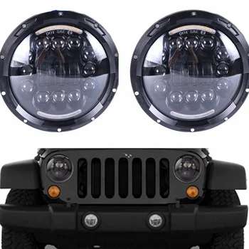 2X 7 Inch Round LED Headlights Projection Headlight Kit for Jeep Wrangler JK TJ LJ lada niva 4x4 suzuki samurai Hummer H1 H2
2X 7 Inch Round LED Headlights Projection Headlight Kit for Jeep Wrangler JK TJ LJ lada niva 4x4 suzuki samurai Hummer H1 H2