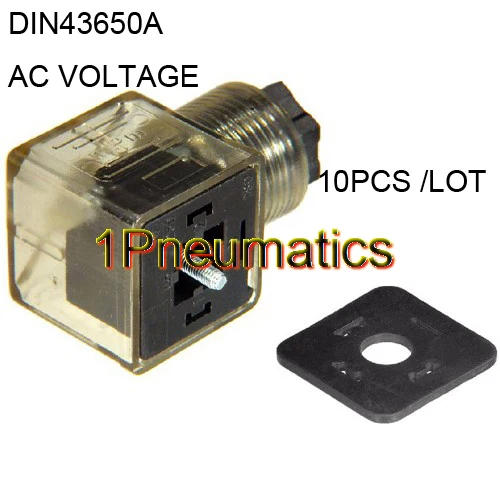 Free Shipping 10PCS/LOT Din 43650-A Line-Socket Plug for Valve Solenoid Coils Connector DIN43650A Led Indicator AC voltage
Free Shipping 10PCS/LOT Din 43650-A Line-Socket Plug for Valve Solenoid Coils Connector DIN43650A Led Indicator AC voltage