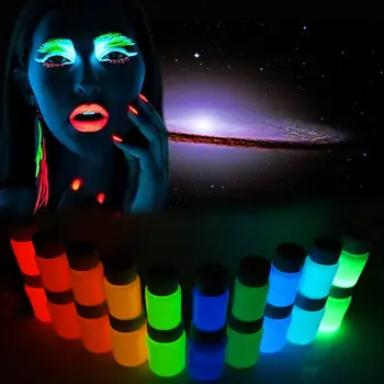 10 colors Neon Fluorescent Body Paint Grow In The Dark Face Painting Skin-Friendly Luminous Paints Art Pigment Fluorescent
10 colors Neon Fluorescent Body Paint Grow In The Dark Face Painting Skin-Friendly Luminous Paints Art Pigment Fluorescent