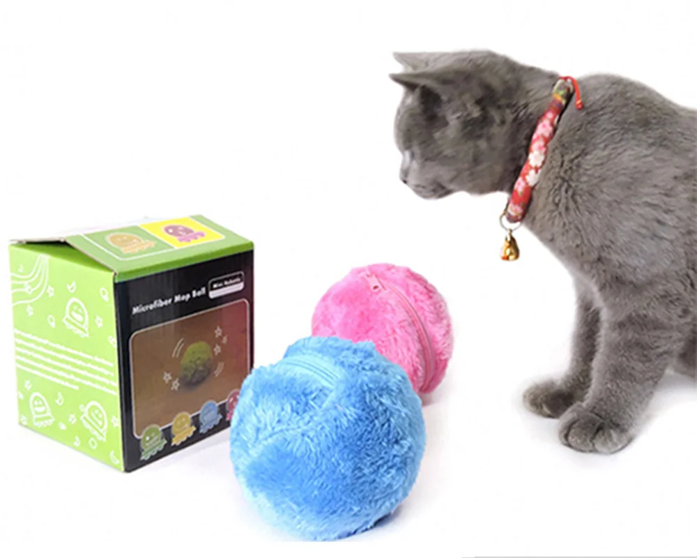 Magic Roller Ball Pet Toy Automatic Roller Ball Chew Plush Floor Clean Toys Nontoxic Safe Electric Interactive Toy Ball
Magic Roller Ball Pet Toy Automatic Roller Ball Chew Plush Floor Clean Toys Nontoxic Safe Electric Interactive Toy Ball