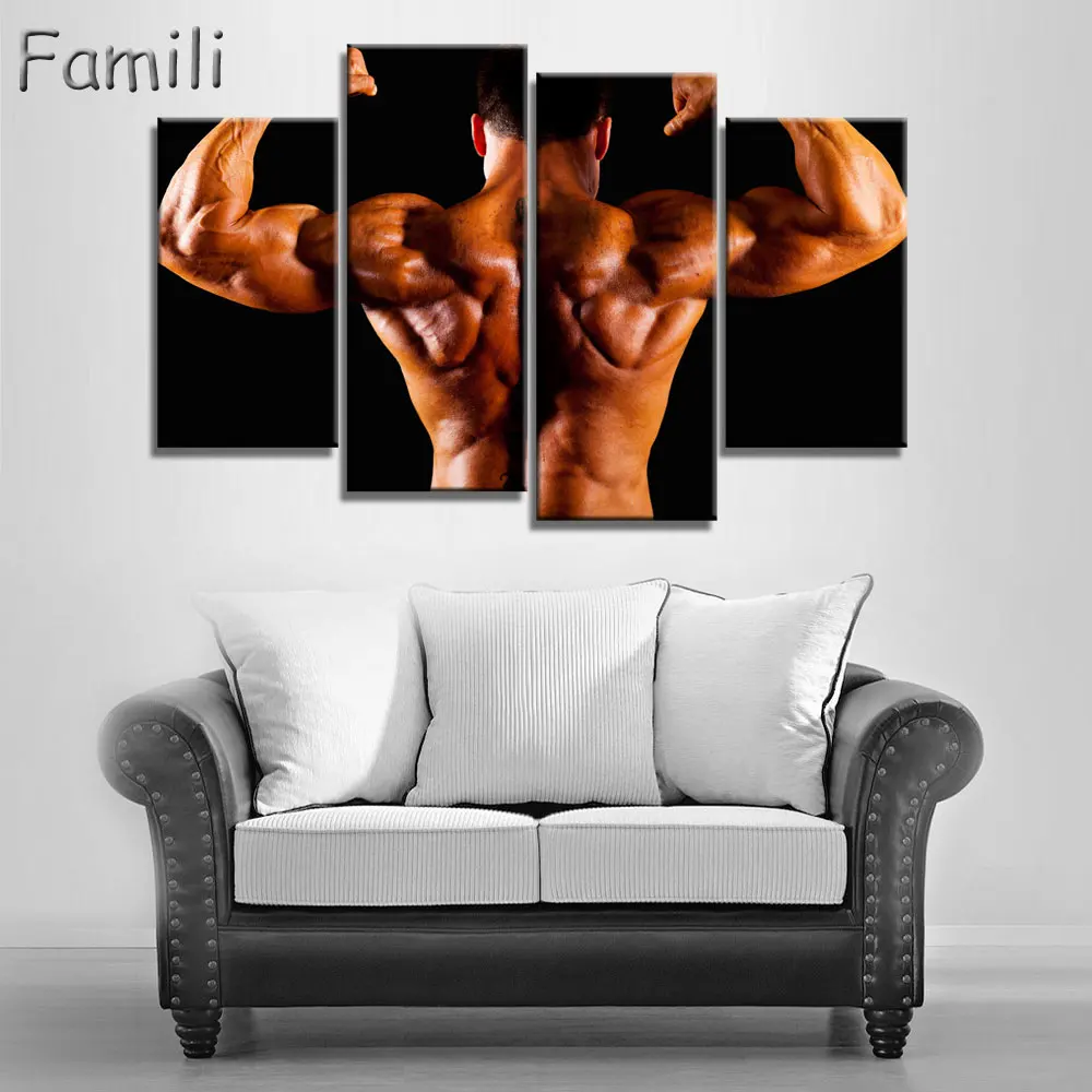 4pcs Boy dumbbells Sports exercising Bodybuilding Fitness Motivational printed canvas painting Poster Fabric For Gym Pictures
4pcs Boy dumbbells Sports exercising Bodybuilding Fitness Motivational printed canvas painting Poster Fabric For Gym Pictures