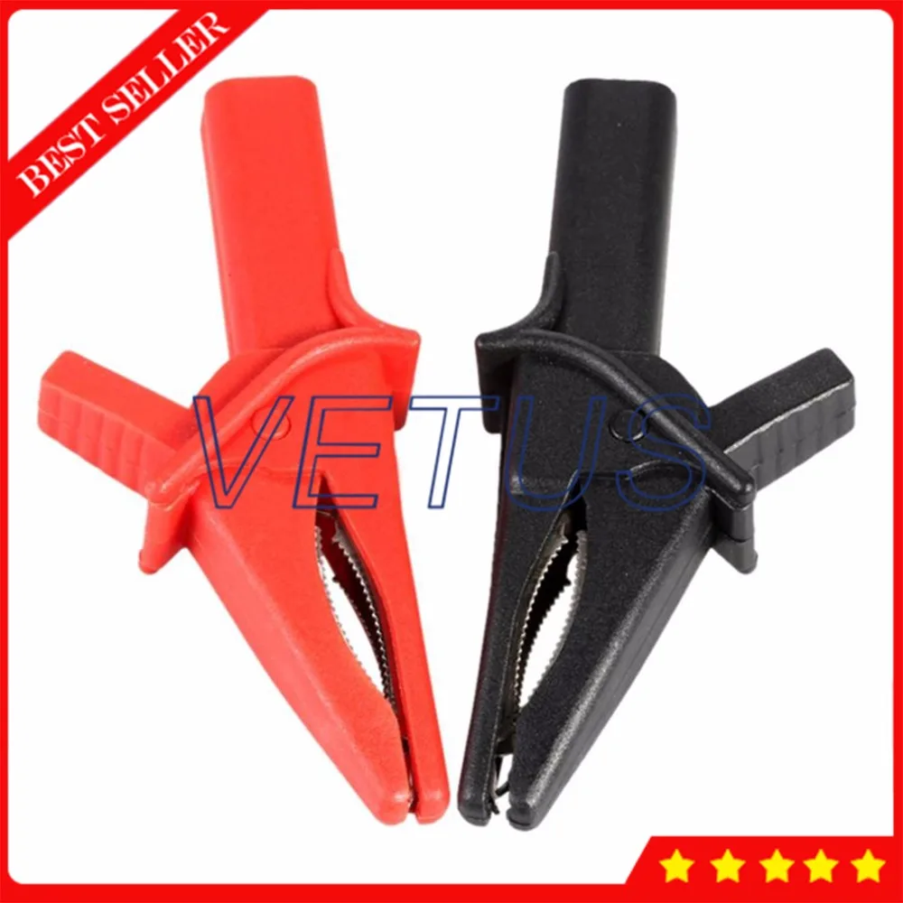 HT18A Crocodile Clip Fitting of DSO3064 2pcs Large Dolphin Gator Clip for Oscilloscope Red + Black Oscilloscope Accessory
HT18A Crocodile Clip Fitting of DSO3064 2pcs Large Dolphin Gator Clip for Oscilloscope Red + Black Oscilloscope Accessory