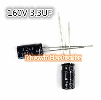 100pcs 3.3UF 160V 6*12mm Electrolytic Capacitor 160V 3.3UF Aluminum Electrolytic Capacitor 6X12mm
100pcs 3.3UF 160V 6*12mm Electrolytic Capacitor 160V 3.3UF Aluminum Electrolytic Capacitor 6X12mm