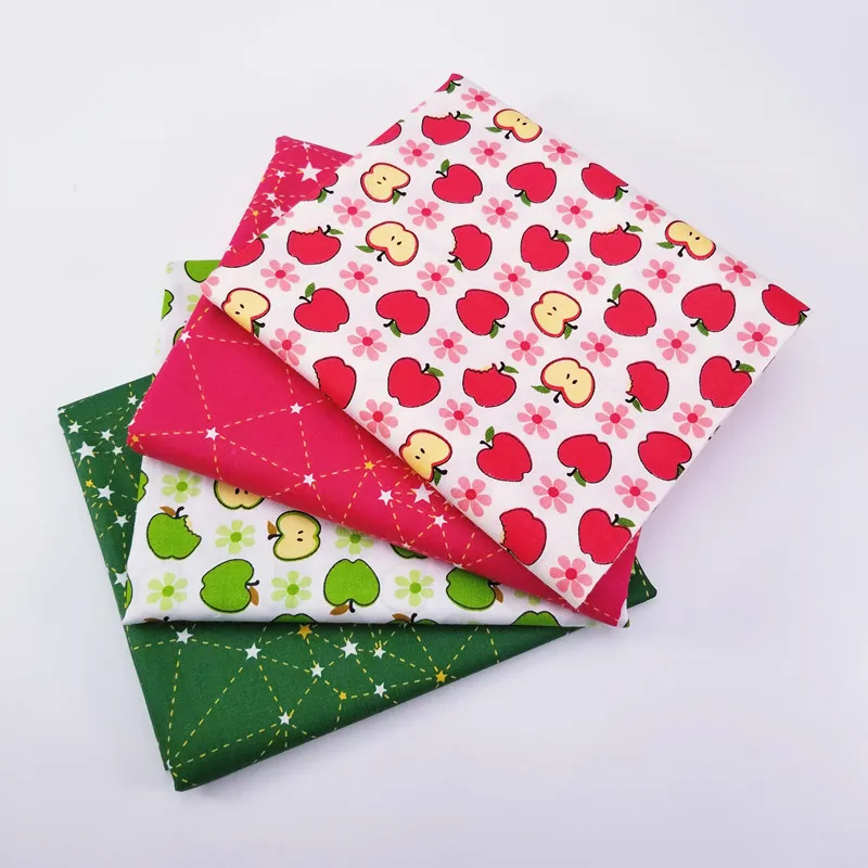 Apple Printing 100% Cotton Twill Fabric Patchwork Woven Handmade DIY Sewing Quilted Baby Clothes Breathable Cotton Fabric
Apple Printing 100% Cotton Twill Fabric Patchwork Woven Handmade DIY Sewing Quilted Baby Clothes Breathable Cotton Fabric