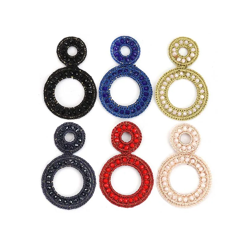 Polyester Circle Ring Faceted pendant patch for DIY Craft supply jewelry making costume clothes accessory garment decoration 1PC
Polyester Circle Ring Faceted pendant patch for DIY Craft supply jewelry making costume clothes accessory garment decoration 1PC