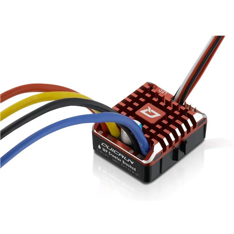 Hobbywing QuicRun WP Crawler Brushed 30112750 ESC 80A Waterproof 540/550/775 motors 1/8 1/10 Rock Crawlers w/ LED Program box
Hobbywing QuicRun WP Crawler Brushed 30112750 ESC 80A Waterproof 540/550/775 motors 1/8 1/10 Rock Crawlers w/ LED Program box