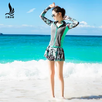 SANQi female Bikini split sexy skirt three-piece small chest gathered swimsuit female big breast spa swimsuit swimming suit
SANQi female Bikini split sexy skirt three-piece small chest gathered swimsuit female big breast spa swimsuit swimming suit