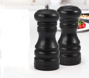 Wooden Salt and Pepper Mills Black Pepper Grinder Salt Set Kitchen Seasoning Tank Household Kit SN530
Wooden Salt and Pepper Mills Black Pepper Grinder Salt Set Kitchen Seasoning Tank Household Kit SN530