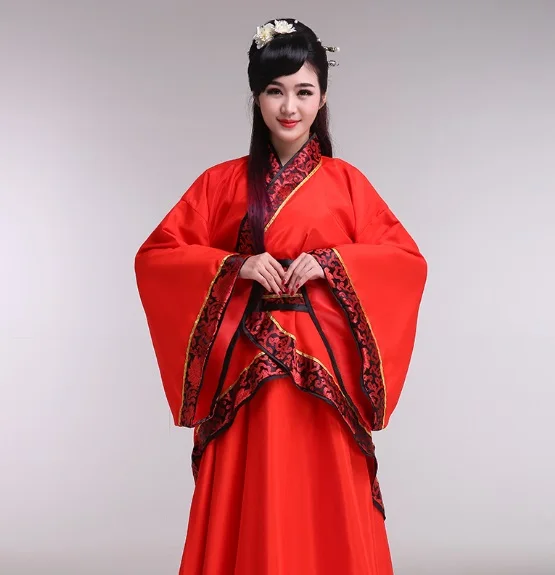 Национальный костюм ханьфу Древний китайский Карнавальный Костюм Hanfu женская