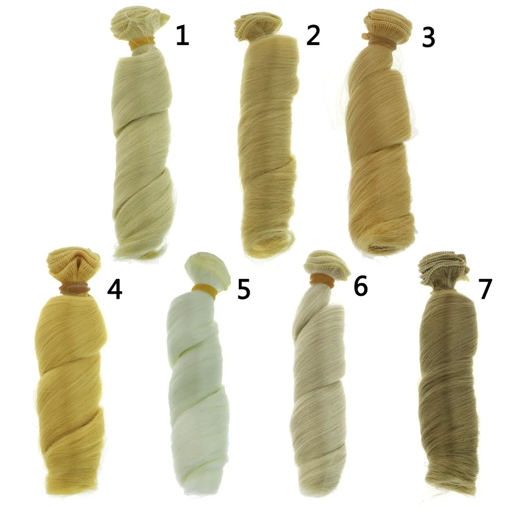 1pcs 15CM*100CM Wigs Light Gray Series Multicolor Hand Make BJD Hair High Temperature Curly Wig Hair 1/3 1/4 Doll DIY Toy
1pcs 15CM*100CM Wigs Light Gray Series Multicolor Hand Make BJD Hair High Temperature Curly Wig Hair 1/3 1/4 Doll DIY Toy