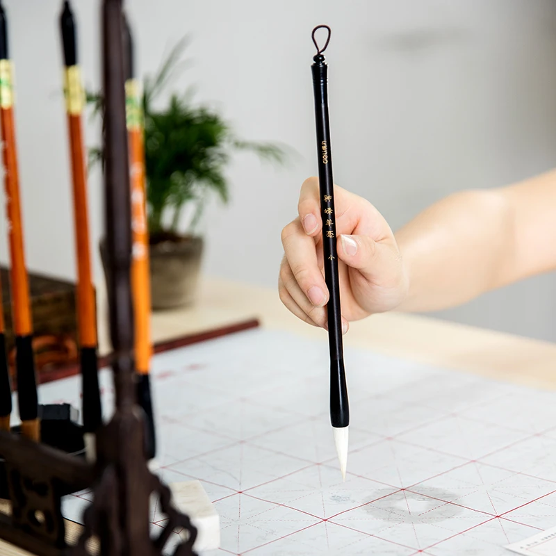 Deli Woolen Hair Brushes Pen Calligraphy Brush Pen Calligraphy Writing Painting Brush Pen Medium Regular Script Writing Supplies
Deli Woolen Hair Brushes Pen Calligraphy Brush Pen Calligraphy Writing Painting Brush Pen Medium Regular Script Writing Supplies