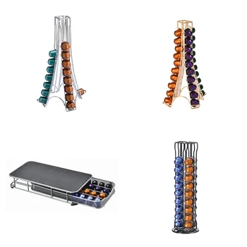 Rotating coffee display stand 60 Coffee Capsules Pod Holder Stand Dispenser Rack Storage Capsule For NESPRESSO
Rotating coffee display stand 60 Coffee Capsules Pod Holder Stand Dispenser Rack Storage Capsule For NESPRESSO