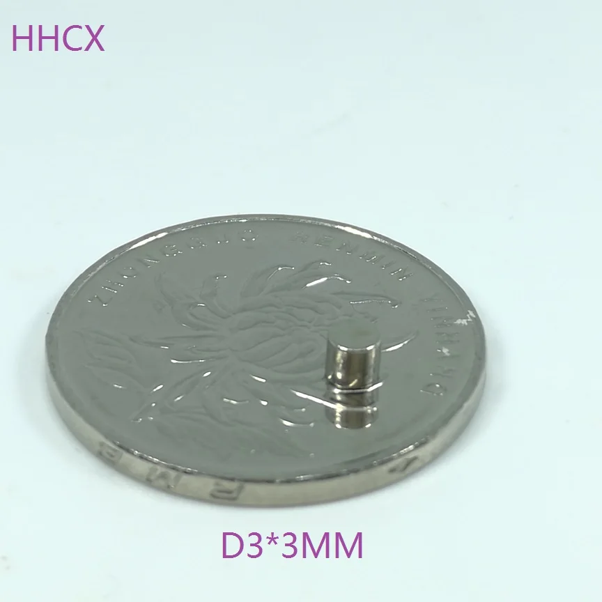 10pcs/lot Disc magnet 3*3 mm N35 Strong Disk NdFeB Rare Earth Magnet 3x3 mm Neodymium Magnets 3MM X 3MM
10pcs/lot Disc magnet 3*3 mm N35 Strong Disk NdFeB Rare Earth Magnet 3x3 mm Neodymium Magnets 3MM X 3MM