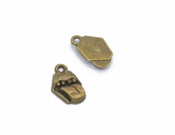 100pcs Exquisite tongue charms pendants 13*9mm Antique silver bronze bracelet necklace earrings craft Component DIY Supplies
100pcs Exquisite tongue charms pendants 13*9mm Antique silver bronze bracelet necklace earrings craft Component DIY Supplies