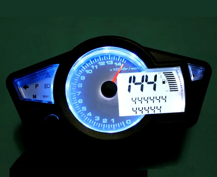 Samdo Adjustable 14000RPM Motorcycle LCD Digital Odometer Speedometer Tachometer Gauge Kmh/ Mph
Samdo Adjustable 14000RPM Motorcycle LCD Digital Odometer Speedometer Tachometer Gauge Kmh/ Mph