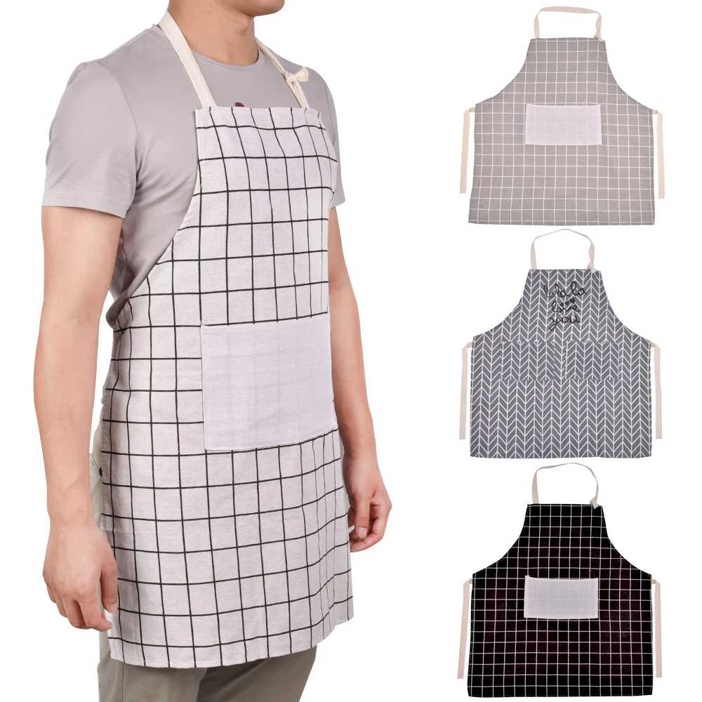 High-grade Waterproof Lady Women Men Chef BBQ Cafe Adjustable Cotton Linen Cooking Kitchen Apron For Cooking Baking Restaurant
High-grade Waterproof Lady Women Men Chef BBQ Cafe Adjustable Cotton Linen Cooking Kitchen Apron For Cooking Baking Restaurant