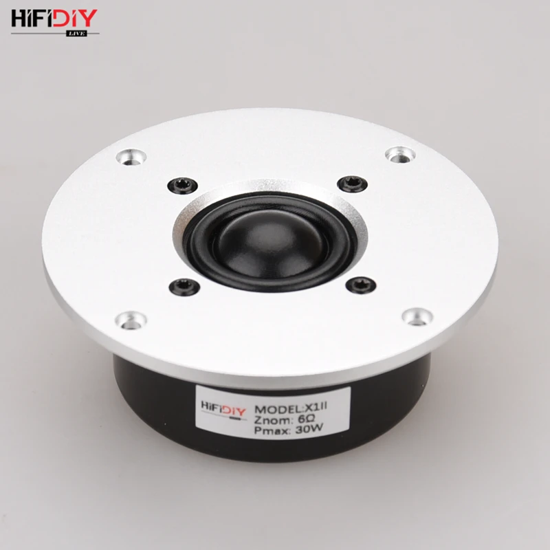 HIFIDIY LIVE Q1S 4 inch Tweeter Speaker Unit aluminum panel Black Silk membrane 8OHM30W Treble Loudspeaker 94/100/102/103/104mm
HIFIDIY LIVE Q1S 4 inch Tweeter Speaker Unit aluminum panel Black Silk membrane 8OHM30W Treble Loudspeaker 94/100/102/103/104mm