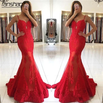 Spaghetti Straps Elegant Prom Dresses Mermaid Tulle Lace Red Party Maxys Long Prom Gown Evening Dresses Robe De Soiree
Spaghetti Straps Elegant Prom Dresses Mermaid Tulle Lace Red Party Maxys Long Prom Gown Evening Dresses Robe De Soiree