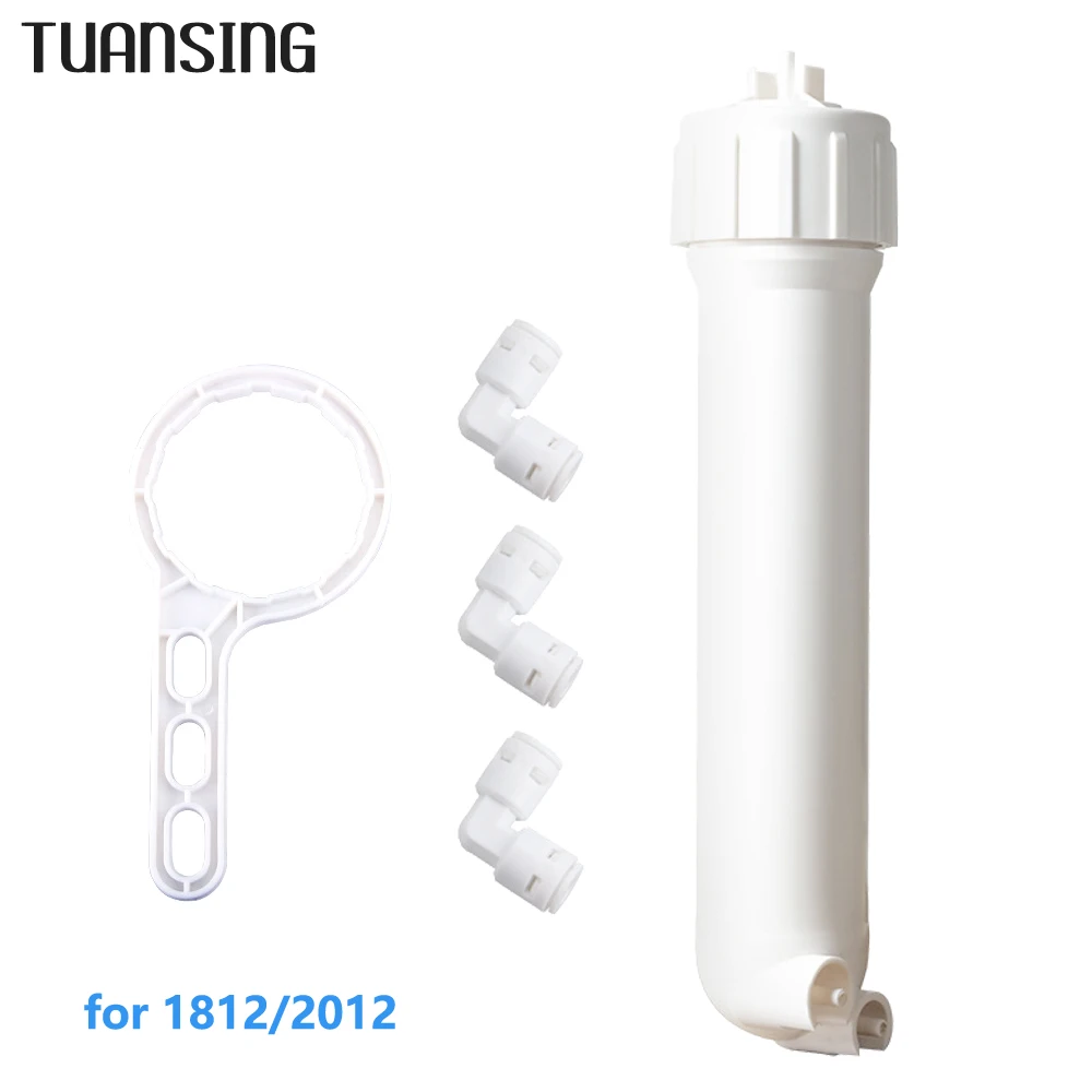 Reverse Osmosis RO Membrane Housing for 1812/2012 Ultrafiltration Membrane Shell with 3 connectors and Spanner Water Filter Part
Reverse Osmosis RO Membrane Housing for 1812/2012 Ultrafiltration Membrane Shell with 3 connectors and Spanner Water Filter Part