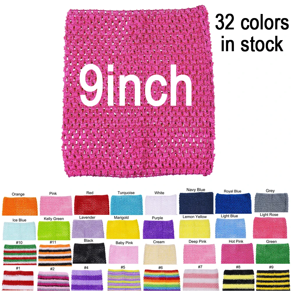 9inch Crochet Tutu Tube Tops 20x23cm Toddler Girls Tutu Tops Chest Wrap Wide Crochet Headbands Tutu Bands 50pcs Per Lot
9inch Crochet Tutu Tube Tops 20x23cm Toddler Girls Tutu Tops Chest Wrap Wide Crochet Headbands Tutu Bands 50pcs Per Lot