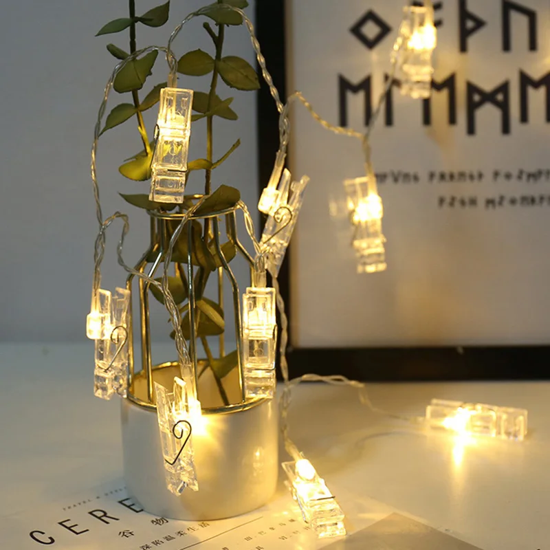10 20 30 40 50 LED Photo Clip USB LED String Lights Outdoor Battery Operated Garland Christmas Decoration Party Wedding Xmas
10 20 30 40 50 LED Photo Clip USB LED String Lights Outdoor Battery Operated Garland Christmas Decoration Party Wedding Xmas