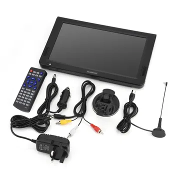10inch Digital Analog Televisions DVB-T-T2 1024x600 Resolution Portable TV for UK Plug
10inch Digital Analog Televisions DVB-T-T2 1024x600 Resolution Portable TV for UK Plug