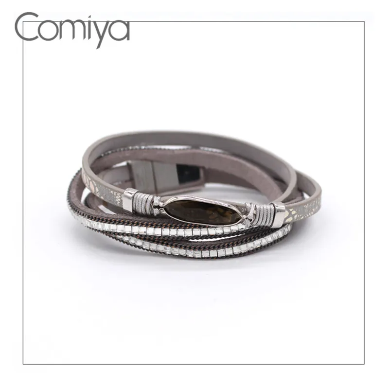 Comiya Bijoux Bracelete Feminino Vintage Antique Multi Layers Leather Bracelet For Women Bracelets Feminino Bangle Bangles CC
Comiya Bijoux Bracelete Feminino Vintage Antique Multi Layers Leather Bracelet For Women Bracelets Feminino Bangle Bangles CC