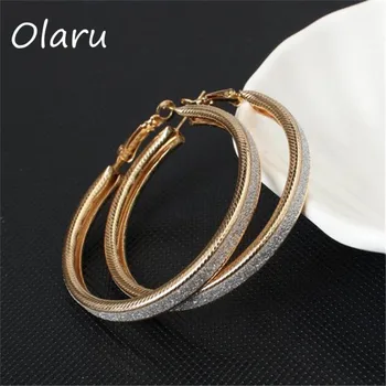 Olaru Fashion Bohemia Round Frosted Metal Rotating Stud Earrings Fashion Ethnic Cheap Hoop Earring Women Brincos Bijoux Femme
Olaru Fashion Bohemia Round Frosted Metal Rotating Stud Earrings Fashion Ethnic Cheap Hoop Earring Women Brincos Bijoux Femme