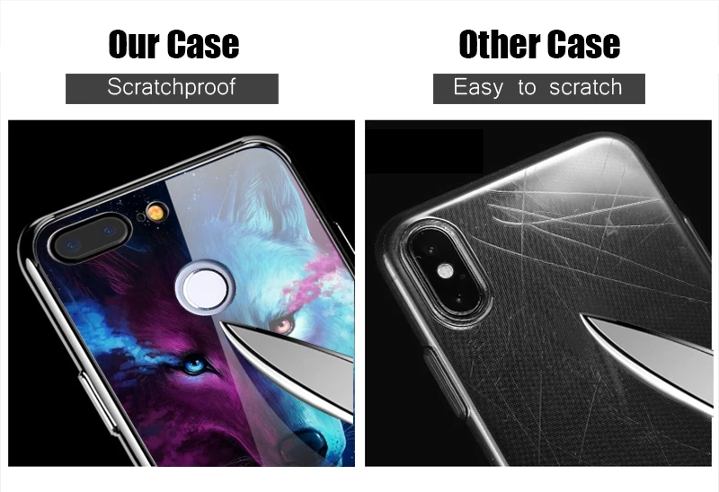 Hisomone Animal Tempered Glass Case For Huawei P20 Lite Pro Mate 10 Lite P Smart Enjoy 7S Pattern Case On Honor 9 Lite 9 10