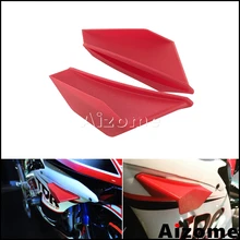 오토바이 winglet 공기 역학 레드 윙 키트 스포일러 for yamaha 스즈키 가와사키 혼다 nmax aerox 155 pcx vario cbr 스쿠터(China)
