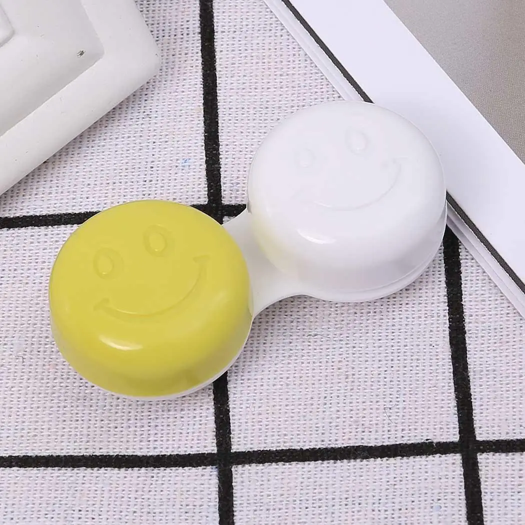 New Small Smile Face Cute Multi-color Folding Contact Yellow, Pink, Blue, Green Lenses Case Box
New Small Smile Face Cute Multi-color Folding Contact Yellow, Pink, Blue, Green Lenses Case Box