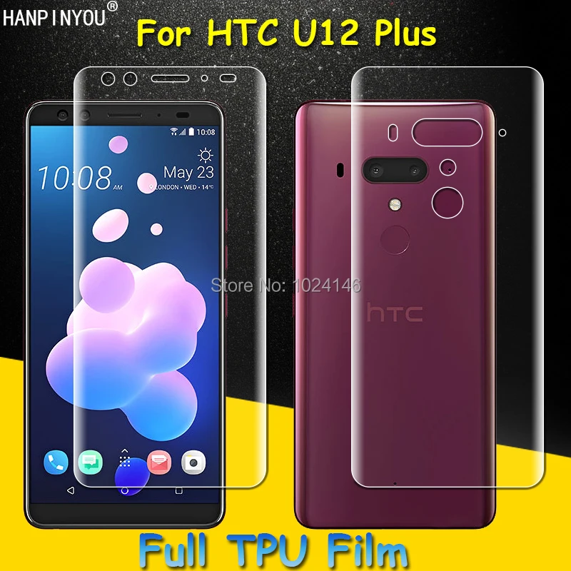 Front / Back Full Coverage Clear Soft TPU Film Screen Protector For HTC U12 Plus U12+ , Cover Curved Parts (Not Tempered Glass)
Front / Back Full Coverage Clear Soft TPU Film Screen Protector For HTC U12 Plus U12+ , Cover Curved Parts (Not Tempered Glass)