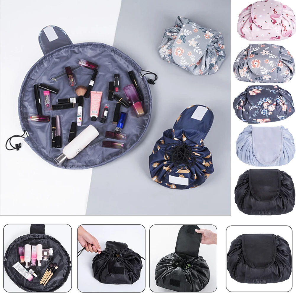 Travel Makeup Bag Drawstring Makeup Bags Cosmetic Bag Organizer Make Up Case Storage Pouch Toiletry Beauty Kit Box
Travel Makeup Bag Drawstring Makeup Bags Cosmetic Bag Organizer Make Up Case Storage Pouch Toiletry Beauty Kit Box