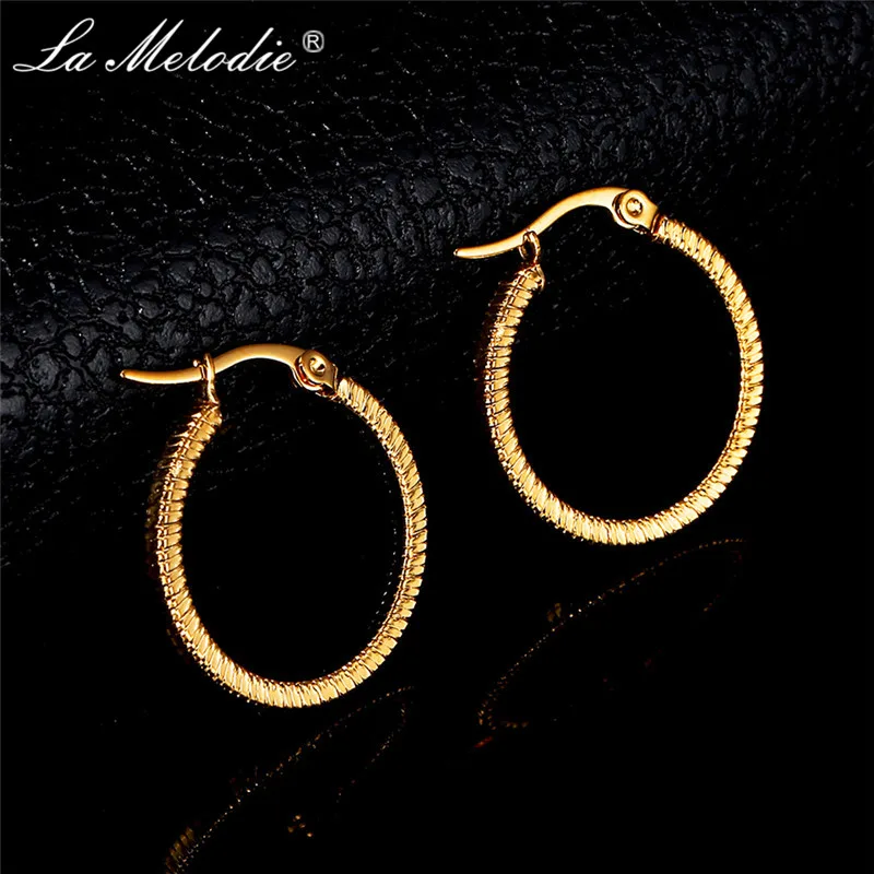New Women Stainless Steel Hoop Earring Gold/Silver Color Round Big Circle Earrings Female Loop Ear Clip Earring Ear Jewelry
New Women Stainless Steel Hoop Earring Gold/Silver Color Round Big Circle Earrings Female Loop Ear Clip Earring Ear Jewelry