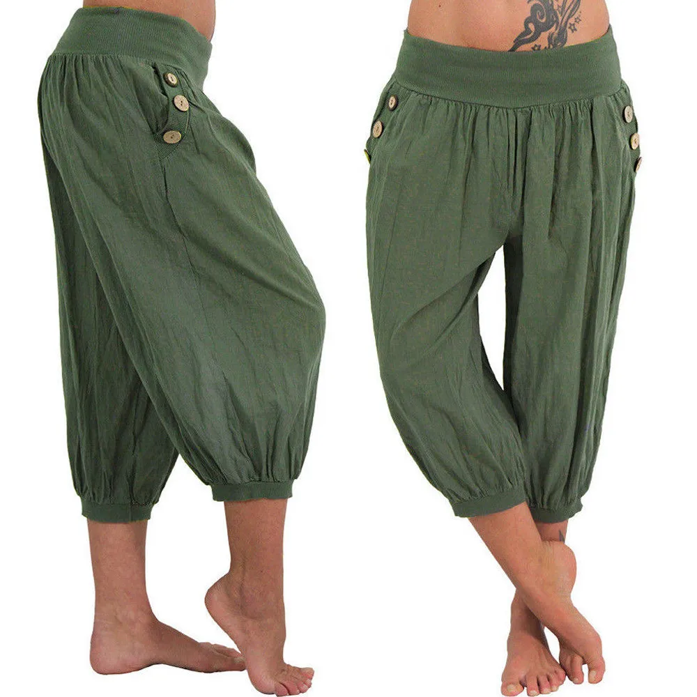 Women sport pants Elastic Waist Boho pants women Baggy Wide Leg Summer Casual cargo pant women Summer Casual trousers #606
Women sport pants Elastic Waist Boho pants women Baggy Wide Leg Summer Casual cargo pant women Summer Casual trousers #606