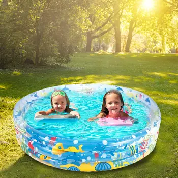 152*30CM Kids Inflatable Swimming Pool Marine Ball Pool Hard Rubber Round Infant Tub 
152*30CM Kids Inflatable Swimming Pool Marine Ball Pool Hard Rubber Round Infant Tub