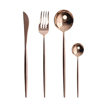 KuBac Hommi 24Pcs Shiny Rose Go Dinnerware Set 18/10 Stainless Steel Smooth Cutlery Set Tableware Dinnerware Set Drop Shipping
KuBac Hommi 24Pcs Shiny Rose Go Dinnerware Set 18/10 Stainless Steel Smooth Cutlery Set Tableware Dinnerware Set Drop Shipping