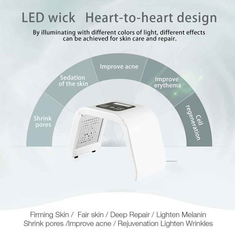 NEW Professional Photon PDT Led Light Facial Mask Machine 7 Colors Acne Treatment Face Whitening Skin Rejuvenation Light Therapy
NEW Professional Photon PDT Led Light Facial Mask Machine 7 Colors Acne Treatment Face Whitening Skin Rejuvenation Light Therapy