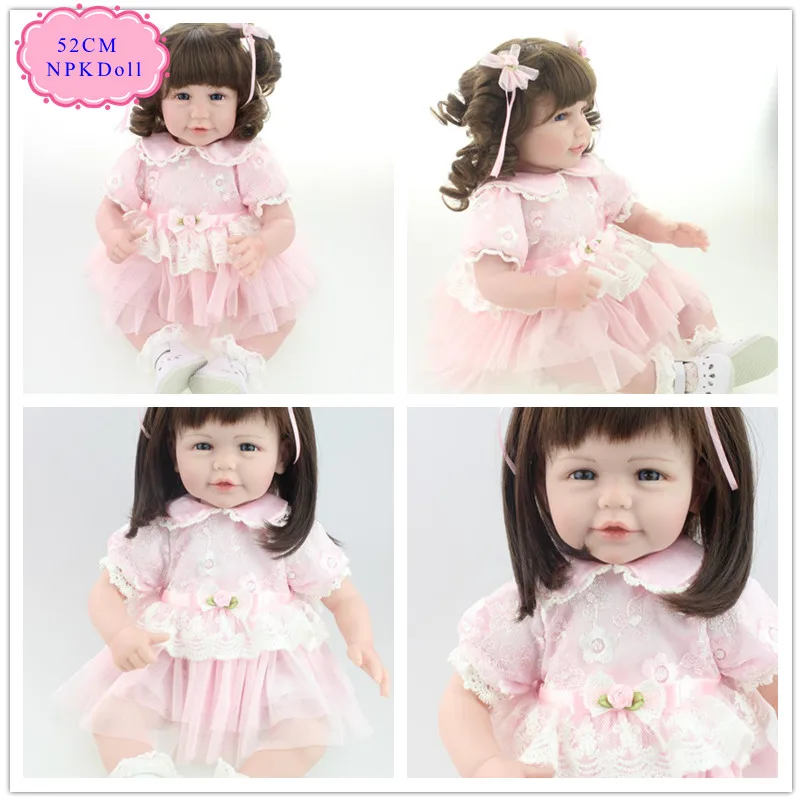 Educational 52cm 20'' Adora Baby Doll With Curl Or Straight Hair Welcome Reborn Baby Doll Best Beneca Bebe Reborn De Silicone
Educational 52cm 20'' Adora Baby Doll With Curl Or Straight Hair Welcome Reborn Baby Doll Best Beneca Bebe Reborn De Silicone