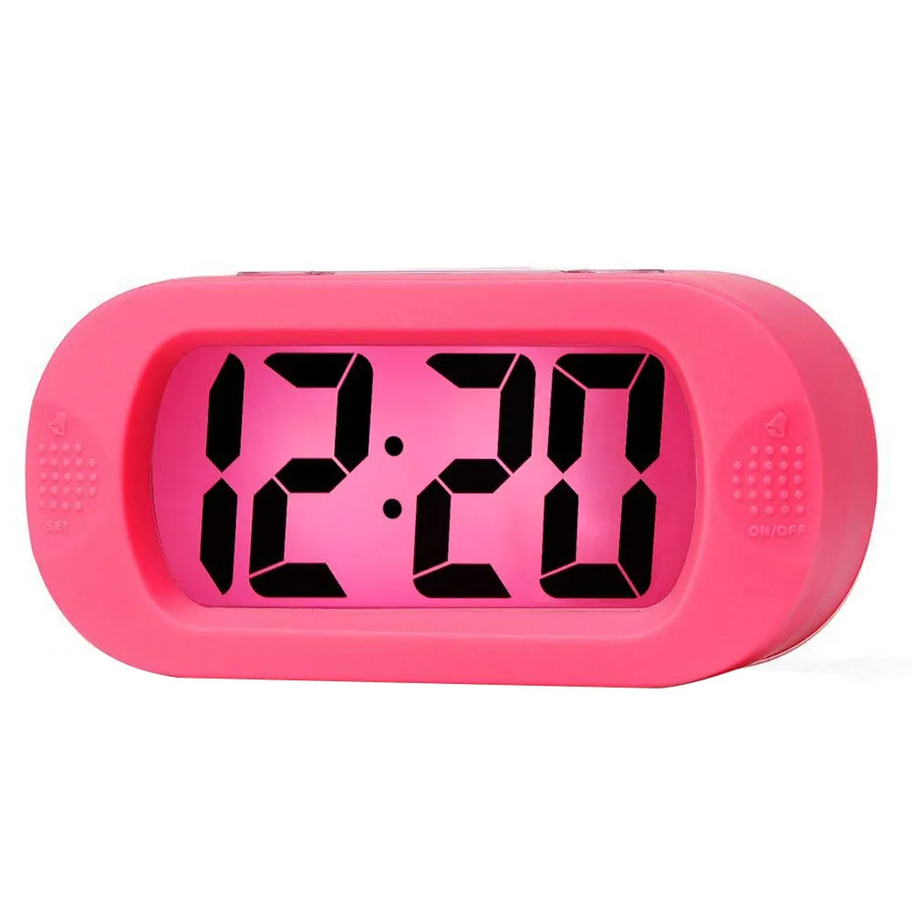 Alarm clock Digital LCD Travel Time Calendar Temperature Anti-vibration silicone luminous mute LCD Snooze Light Sound batteries
Alarm clock Digital LCD Travel Time Calendar Temperature Anti-vibration silicone luminous mute LCD Snooze Light Sound batteries