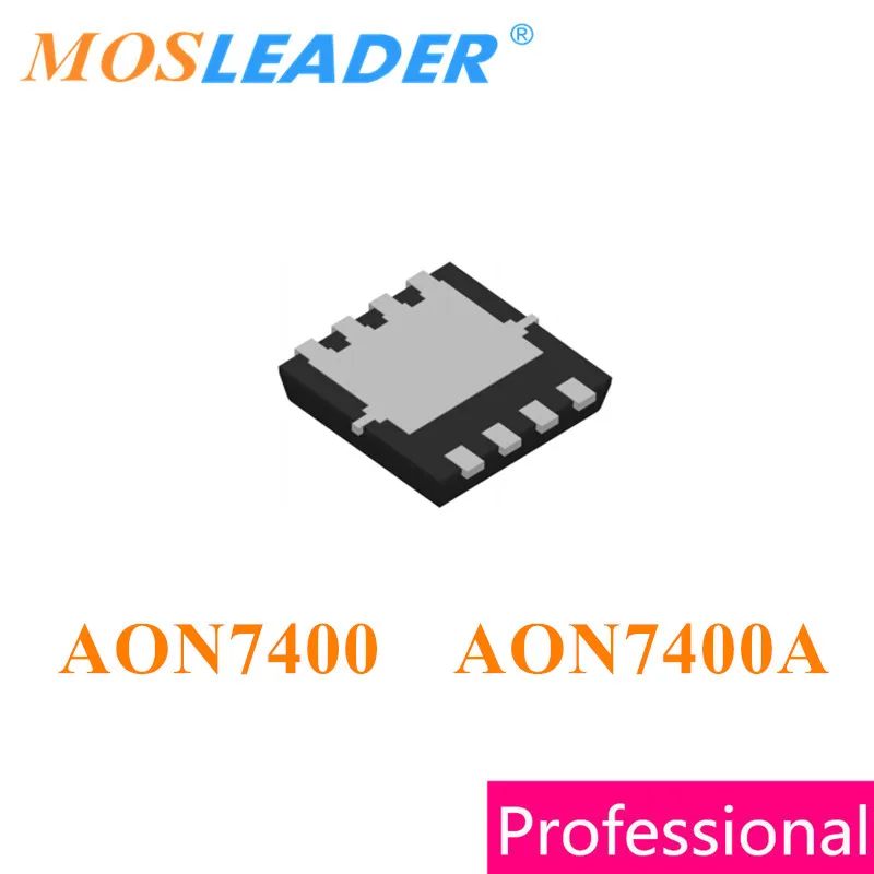 Mosleader AON7400 AON7400A DFN3x3 100PCS 500PCS 1000PCS 26A 40A N-Channel Chinese High quality Mosfets
Mosleader AON7400 AON7400A DFN3x3 100PCS 500PCS 1000PCS 26A 40A N-Channel Chinese High quality Mosfets