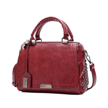 Rivet women's genuine leather fashion handbag motorcycle bag rivet all-match handbag Sheepskin shoulder cross-body Satch big bag
Rivet women's genuine leather fashion handbag motorcycle bag rivet all-match handbag Sheepskin shoulder cross-body Satch big bag