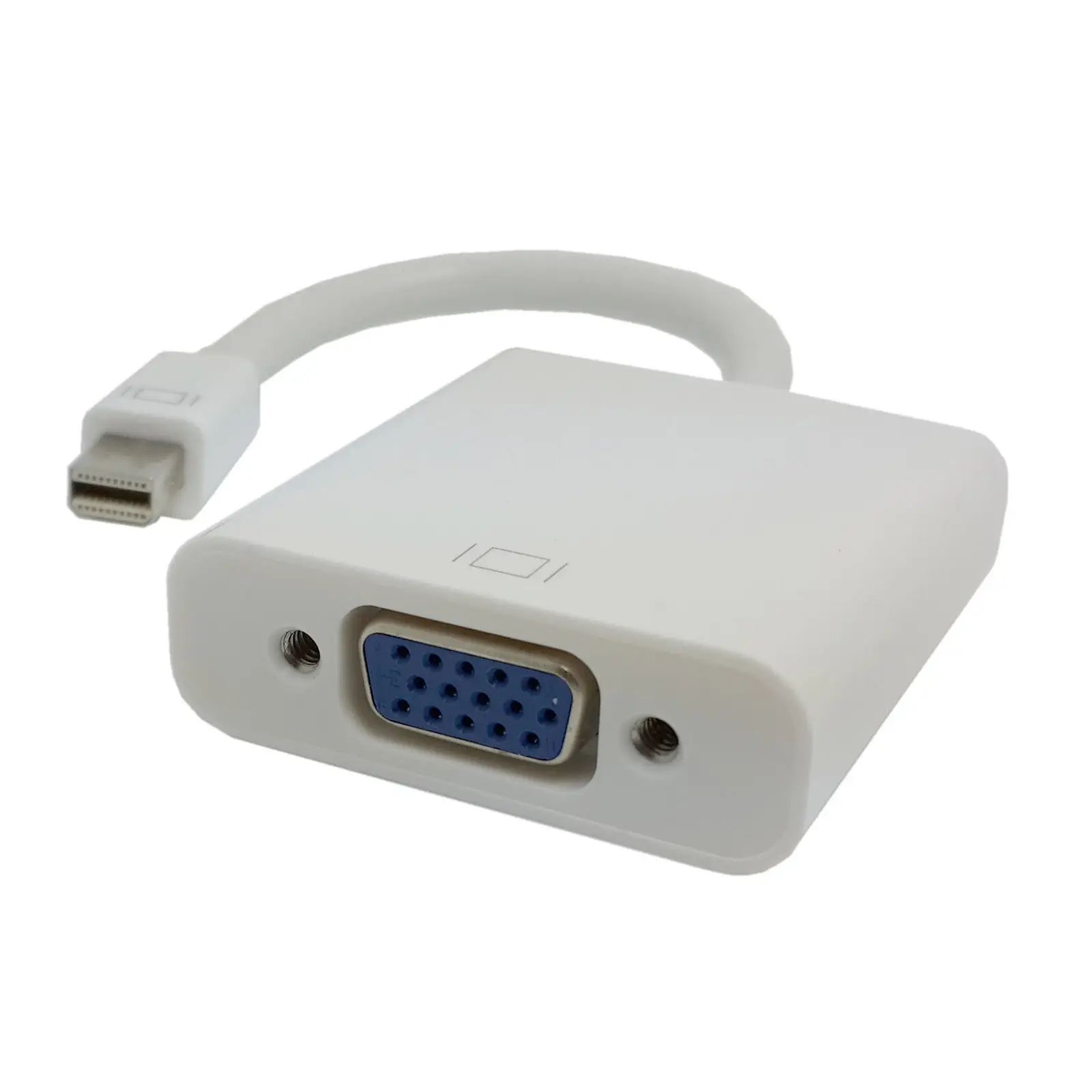 Mini Displayport DP to VGA RGB Female Video Adapter Cable For Apple Macbook Pro Air Mini Support ATI Eyefinity
Mini Displayport DP to VGA RGB Female Video Adapter Cable For Apple Macbook Pro Air Mini Support ATI Eyefinity