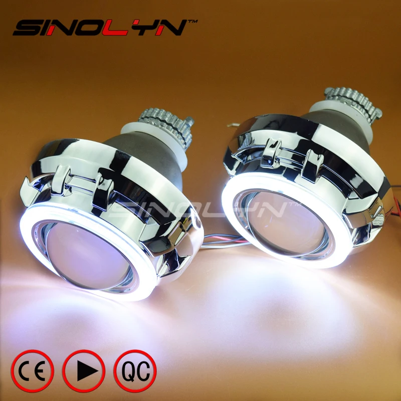 SINOLYN Car Styling Automobiles Metal 3.0 inches Q5 COB LED DRL Angel Eyes Bixenon Lens HID Projector Headlight Lamp Kit LHD RHD
SINOLYN Car Styling Automobiles Metal 3.0 inches Q5 COB LED DRL Angel Eyes Bixenon Lens HID Projector Headlight Lamp Kit LHD RHD