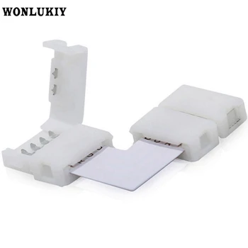 100pcs/lots 4Pin 10MM LED Connector L Shape Solderless For Connecting Corner Right Angle 10mm 5050 RGB LED Strip Light Tape
100pcs/lots 4Pin 10MM LED Connector L Shape Solderless For Connecting Corner Right Angle 10mm 5050 RGB LED Strip Light Tape