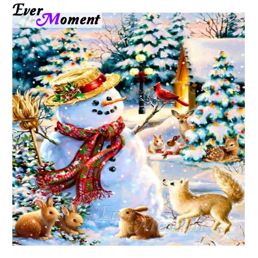 Ever Moment Diamond Painting Snowman Christmas Picture Mosaic Full Square Drill Diamond Embroidery 5D DIY Rhinestone S2F1085
Ever Moment Diamond Painting Snowman Christmas Picture Mosaic Full Square Drill Diamond Embroidery 5D DIY Rhinestone S2F1085
