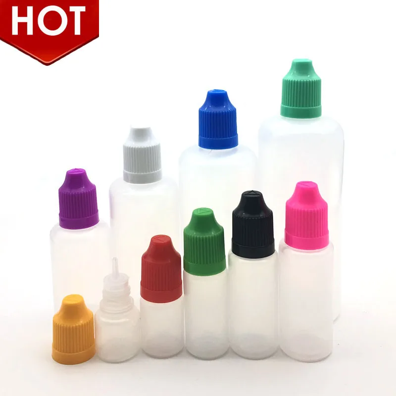 100pcs 3ml 5ml 10ml 15ml 20ml 30ml 50ml PE Plastic Dropper Bottle Empty E Liquid Squeeze Bottle with Childproof Cap and fine Tip
100pcs 3ml 5ml 10ml 15ml 20ml 30ml 50ml PE Plastic Dropper Bottle Empty E Liquid Squeeze Bottle with Childproof Cap and fine Tip