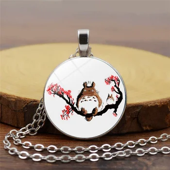 New Fashion Round Glass Necklace My Neighbor Totoro Necklace Ghibli Hayao Miyazaki Pendant Glass Art Picture Necklace jewelry
New Fashion Round Glass Necklace My Neighbor Totoro Necklace Ghibli Hayao Miyazaki Pendant Glass Art Picture Necklace jewelry