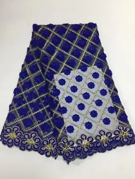 5 Yards/pc New fashion royal blue flower embroidery french net lace for african mesh lace fabric for dress BN95-4
5 Yards/pc New fashion royal blue flower embroidery french net lace for african mesh lace fabric for dress BN95-4